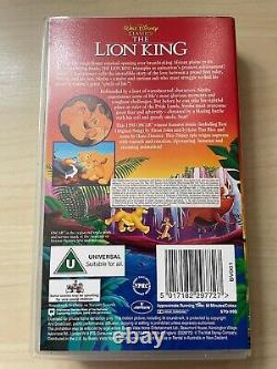 Disney Le Roi Lion Cassette VHS Indispensable Pour Les Collectionneurs