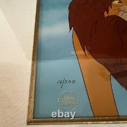 Disney Le Roi Lion Cel Family Pride RARE Édition Limitée Art d'Animation 1994