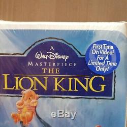 Disney Le Roi Lion / Der König Löwen Masterpiece Limited Edition Ungeöffnet Vhs