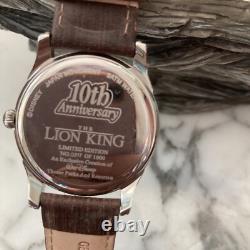 Disney Le Roi Lion Édition Limitée 1000 Figurines Simba Rocher de la Fierté Montre 10ème Anniversaire