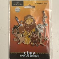 Disney Le Roi Lion Épingle en Édition Limitée 200 PALM Exclusive Simba Scar Mufasa Rafiki