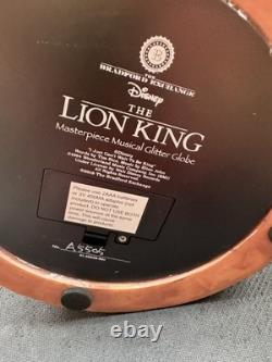 Disney Le Roi Lion Globe Musical Rotatif Pailleté par The Bradford Exchange