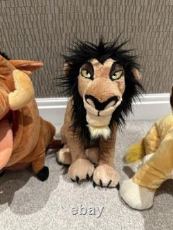 Disney Le Roi Lion Grand Peluche Jouets Doux Ensemble de Tous les Personnages