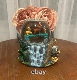 Disney Le Roi Lion Hakuna Matata Musical Neige Globe Bradford Exchange RARE