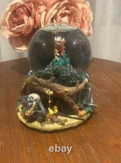 Disney Le Roi Lion Hakuna Matata Musical Neige Globe Bradford Exchange RARE
