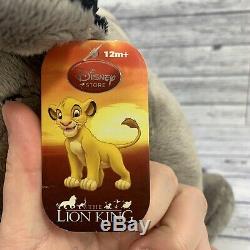 Disney Le Roi Lion Hyène En Peluche Ed Rare Estampillé Tag