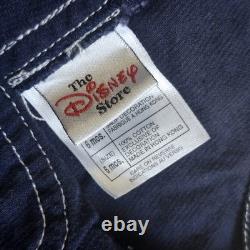Disney Le Roi Lion La Garde du Roi Simba Kovu Salopette bleue en velours côtelé bébé 6 mois vintage