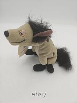Disney Le Roi Lion – Lot rare de 3 peluches mascottes hyènes Shenzi, Banzaï et Ed