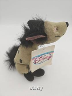Disney Le Roi Lion – Lot rare de 3 peluches mascottes hyènes Shenzi, Banzaï et Ed