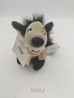 Disney Le Roi Lion – Lot rare de 3 peluches mascottes hyènes Shenzi, Banzaï et Ed