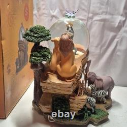 Disney Le Roi Lion Musical Cercle de la Vie Boule à Neige Avec Boîte 1994