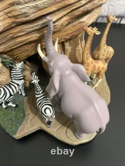 Disney Le Roi Lion Musical Cercle de la Vie Neige Globe Avec Boîte 1994