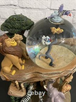 Disney Le Roi Lion Musical Globe de Neige Cercle de la Vie Avec Boîte 1994