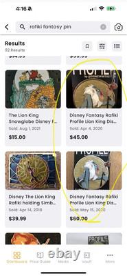 Disney Le Roi Lion Profil de Rafiki Pin Fantasy LE 50 par Pintastics