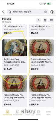 Disney Le Roi Lion Profil de Rafiki Pin Fantasy LE 50 par Pintastics