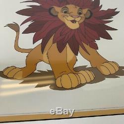 Disney Le Roi Lion Sericel Le 5000 Simba Mane Event Encadrée