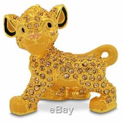 Disney Le Roi Lion Simba Jeweled Figurine Par Arribas Brothers Nouveau