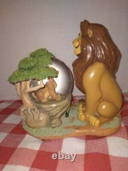 Disney Le Roi Lion Simba & Mufasa Globe De Neige Rare J'ai Juste Hâte D'être King