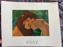 Disney Le Roi Lion Simba & Nala Lithographie