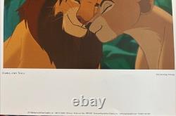 Disney Le Roi Lion Simba & Nala Lithographie