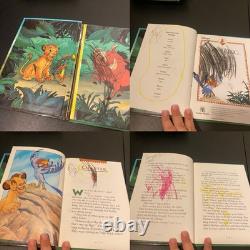 Disney Le Roi Lion Six Nouvelles Aventures 1994 Ensemble Complet de Livres Reliés à Lire