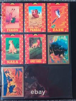 Disney Le Roi Lion Skybox Séries 1+2 Set Maître dans Classeur Rare