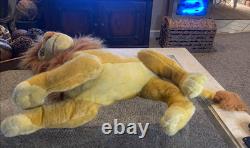 Disney Le Roi Lion VTG Jumbo Avec Étiquettes Simba Adulte Peluche Stuffed Mattel Crinière Épanouie