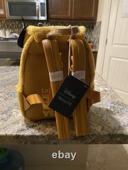 Disney Le Roi Lion sac à dos Loungefly peluche Simba exclusif 30e anniversaire, neuf avec étiquette