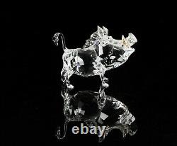 Disney Lion Cristal Swarovski Roi Figure Ornement 1049784, Boxed