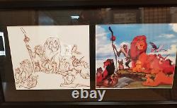 Disney Lion King- 2 Cel Commemorative Movie Set