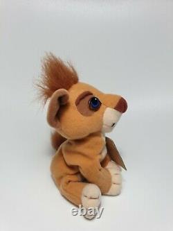Disney Lion King 2 Simba's Pride 1998 Mattel Vitani Beanie Plush Toy Nouveau W. Tag