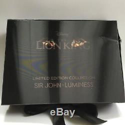 Disney Lion King Limited Edition Collectionneurs Vault Sir Johnxluminess Box Endommagé