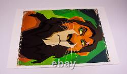 Disney Lion King Scar Insupportable Imprimer 13x19 Giclee Schim Schimmel 8 De 195