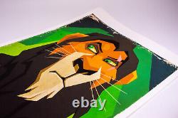 Disney Lion King Scar Insupportable Imprimer 13x19 Giclee Schim Schimmel 8 De 195