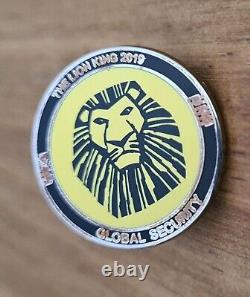 Disney Lion King The Musical (émission Du Royaume-uni) Global Security Pin
