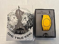 Disney Live Action Lion King Simba Scar Yellow Magicband Le 2500 Magic Band Nouveau