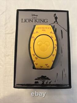 Disney Live Action Lion King Simba Scar Yellow Magicband Le 2500 Magic Band Nouveau