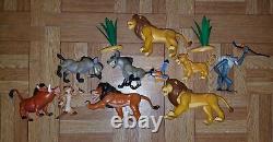 Disney Lot De 10 Vintage Lion King Battle Fighting Action Mattel Figure Toys