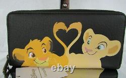 Disney Loungefly Le Lion King Wallet Simba Nala T.n.-o.