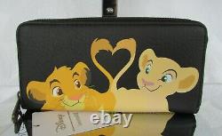 Disney Loungefly Le Lion King Wallet Simba Nala T.n.-o.