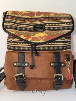 Disney Loungefly Le Roi Lion Safari Sac à dos Rucksack BoxLunch Exclusif