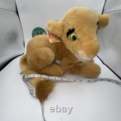 Disney Mattel Le Roi Lion Pumba Timon Figurines & RARE Nala Peluche 1994 Vintage