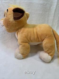 Disney Parks Grand Simba Lion King Peluche Animal Farci Authentic 14 Soft Toy