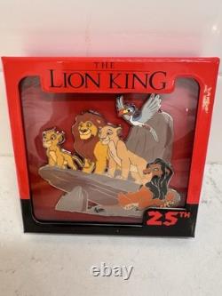 Disney Parks Le Roi Lion 25ème Anniversaire Édition Limitée 1000 Jumbo Pin Disney