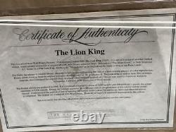 Disney Sericel Simba Le Roi Lion L'Événement de la Crinière Cel Encadré