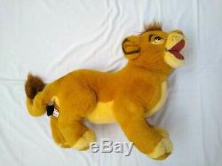 Disney Simba Toys Douglas Cuddle Grand 30 Animaux Roi Lion En Peluche 1994