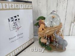 Disney Snow Globe Music Box Le Roi Lion Disney Store Japon 25e Rare Limité