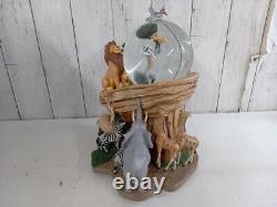 Disney Snow Globe Music Box Le Roi Lion Disney Store Japon 25e Rare Limité