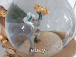 Disney Snow Globe Music Box Le Roi Lion Disney Store Japon 25e Rare Limité