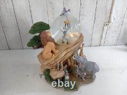 Disney Snow Globe Music Box Le Roi Lion Disney Store Japon 25e Rare Limité